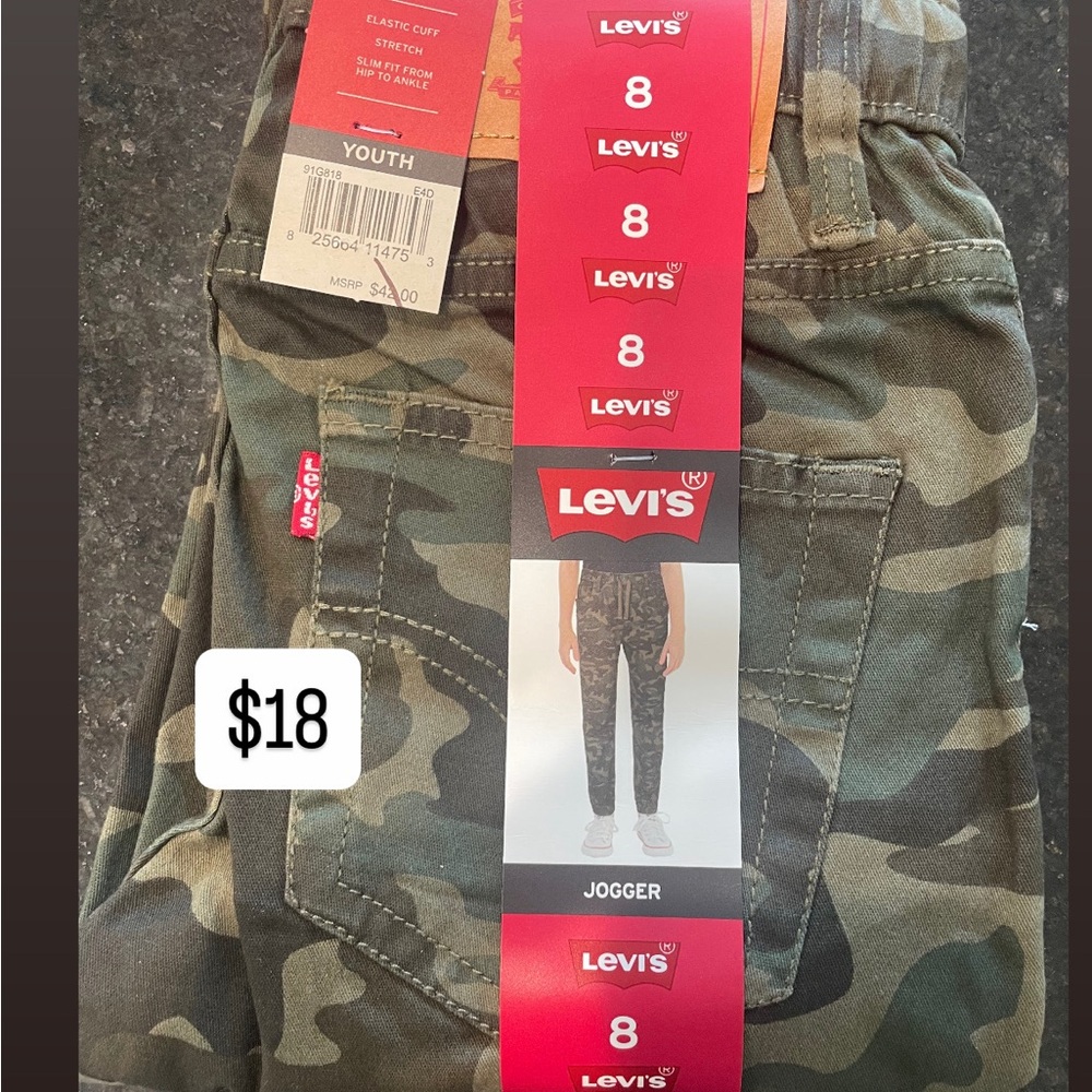 Levi's Camouflage Youth Joggers